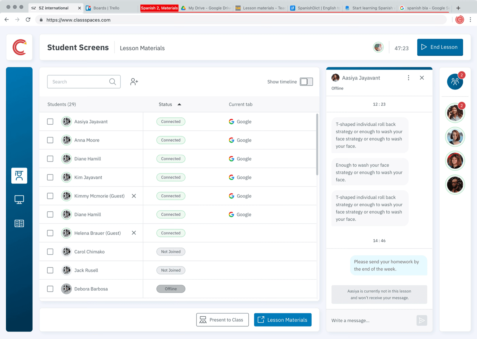 ClassSpaces Product UI